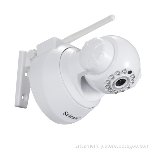 Sricam SP012 H.264 CMOS HD 720P Pan Tilt Home Security Guard Wifi IP Camera with Micro SD Card Storage